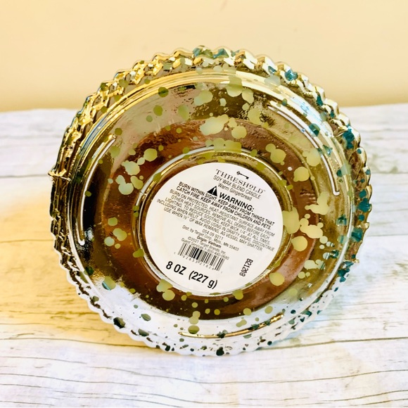 Threshold Soy Wax Blend Candle - Christmas Tree Shape - Mercury Glass Look - 8oz - Picture 2 of 3